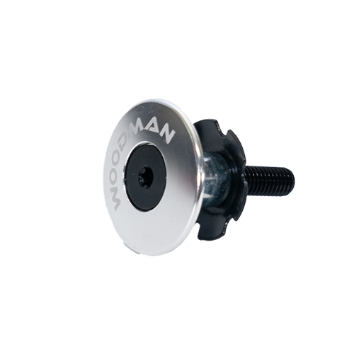 1" headset cap silver