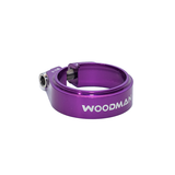 Purple seatpost clamp