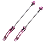 Road bike quick release skewer Pink