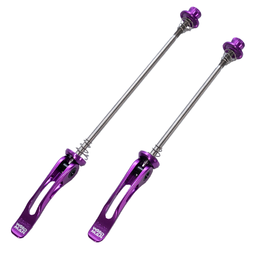 Road bike quick release skewer Purple