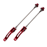 Road bike quick release skewer Red