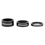 WOOdman Black Ring Carbon Spacer