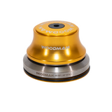 WOOdman Axis IC 1.5 XS IS42/IS52 (51.8mm) tapered integrated headset, gold, 20mm dust cover.