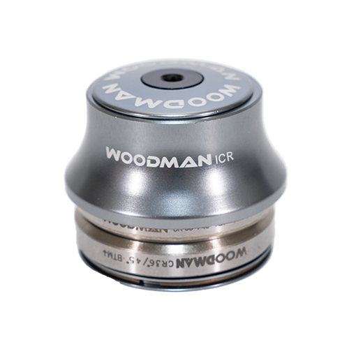 ICR IS41/28.6 -IS41/30 pewter integrated headset, with 36°/45° headset bearings.
