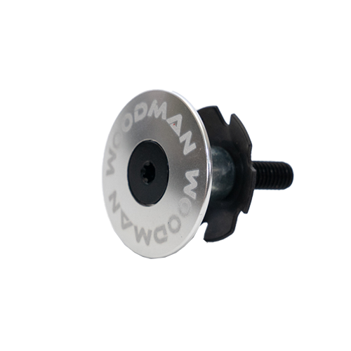 1-1/8" headset top cap silver