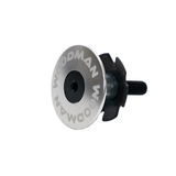 1-1/8" headset top cap silver