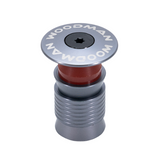 WOODMAN Capsule ph compression plug for carbon steerer tube Pewter