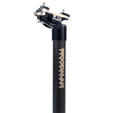 Woodman carbo MZ 27.2 350mm with 25mm offset carbon seatpost. Glossy black.