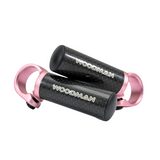 woodman carbon bar ends with pink clamp