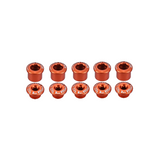 Woodman orange double chainring bolts.