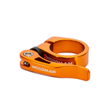 Quick release seat clamp orange 31.8 34.9