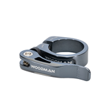 Quick release seat clamp pewter 31.8 34.9