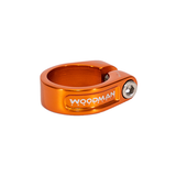 WOOdman DeathGrip 28.6 29.8 orange seat clamp