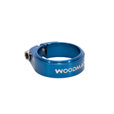 Blue seatpost clamp