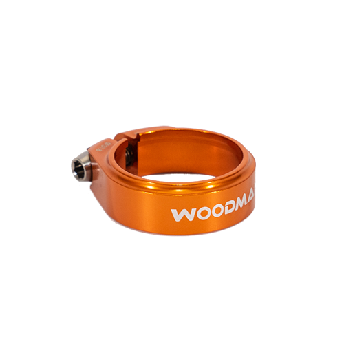 Woodman deathgrip SL ti seatpost clamp 31.8 34.9 orange