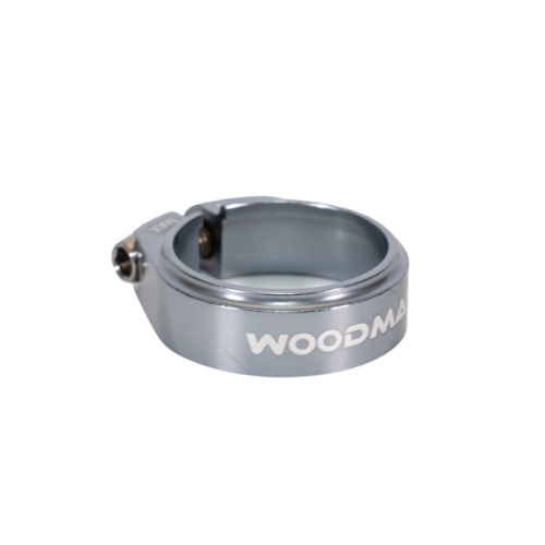 Woodman deathgrip SL ti seatpost clamp 31.8 34.9 pewter