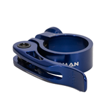 Quick Release Seatpost Clamp 34.9 31.8 Dark Blue