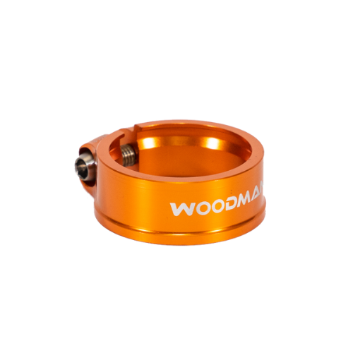 Orange seatpost clamp