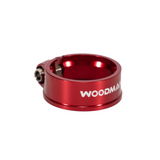 Red seatpost clamp