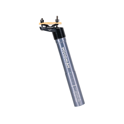 Woodman Post DX is lightweight pewter aluminum seatpost with 25mm offset 30.9 x 250mm