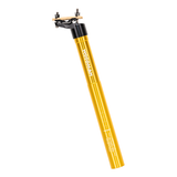 Woodman Post DX is lightweight aluminum seatpost with 25mm offset gold