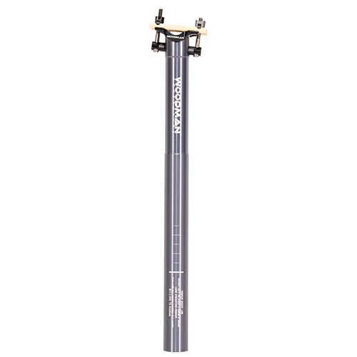 WOOdman Post EL aluminum seatpost 27.2 pewter
