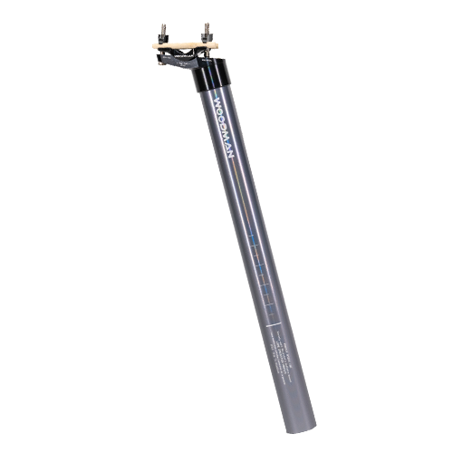 Offset seatpost pewter