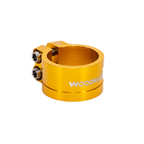WOOdman Double bolts seat clamp 31.8 34.9 Gold