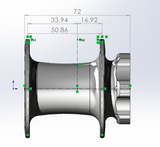 Lefty 50 Hub 32 Holes