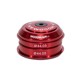 1-1/8" Woodman semi-integrated red headset, ZS44/28.6-ZS44/30