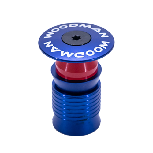 WOODMAN Capsule ph compression plug for carbon steerer tube blue