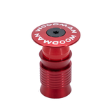 WOODMAN Capsule ph compression plug for carbon steerer tube Red