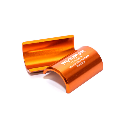 Convert B handlebar shim 25.4 to 31.8 orange
