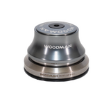 WOOdman Axis IC 1.5 XS IS42/IS52 (51.8mm) tapered integrated headset, pewter, 20mm dust cover.