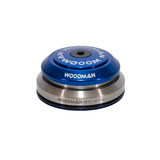 WOOdman Axis IC 1.5 XS IS42/IS52 (51.8mm) tapered integrated headset, blue, 7mm dust cover.