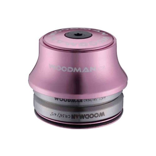 ICR IS41/28.6 -IS41/30 pink integrated headset, with 36°/45° headset bearings.