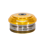 ICR IS41/28.6 -IS41/30 gold integrated headset, with 36°/45° headset bearings.