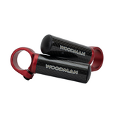 woodman carbon bar ends with red clamp