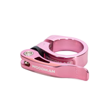 Quick release seat clamp pink 31.8 34.9