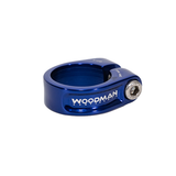 WOOdman DeathGrip 28.6 29.8 dark blue seat clamp
