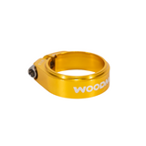 Woodman deathgrip SL ti seatpost clamp 31.8 34.9 gold