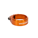 Woodman deathgrip SL ti seatpost clamp 31.8 34.9 orange