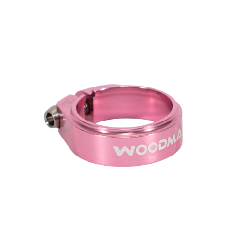 Woodman deathgrip SL ti seat clamp 31.8 34.9 pink