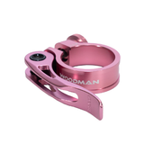 Quick Release Seatpost Clamp 34.9 31.8 Pink
