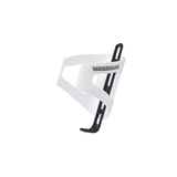 white carbon water bottle cage with black holder
