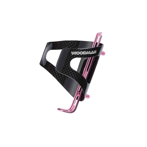 pink carbon water bottle cage